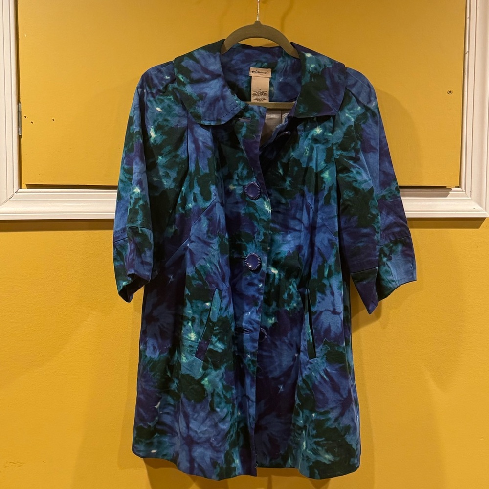 Anthropologie elevensea floral coat size 3 barely worn